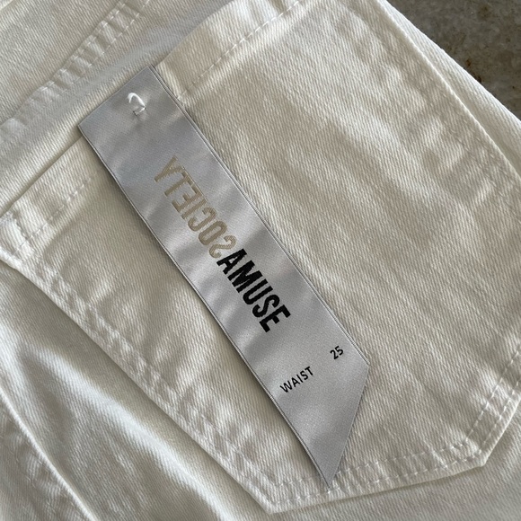NWT Amuse Society White Jean - Picture 8 of 9